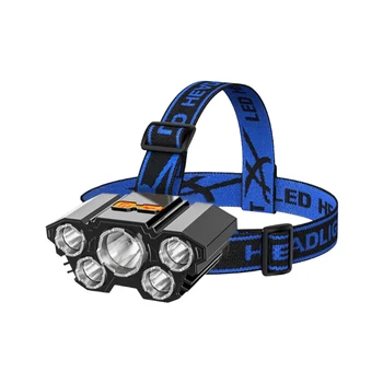 Яркость фары Водонепроницаемый Универсальный Компактный ABS Прочный Легкий Эластичный фонарь Аварийный Ночной Бег Кемпинг